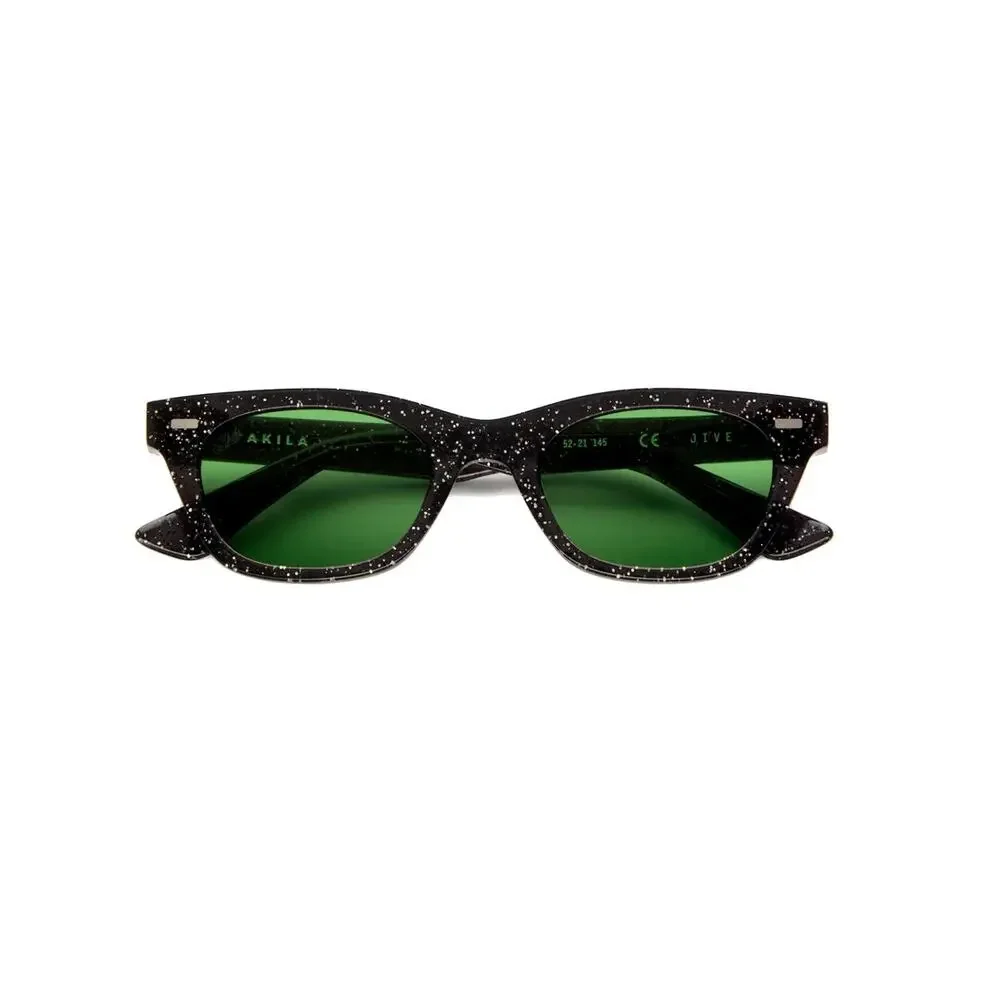 AKILA x PLEASURES Black Speckled UV Tinted Sunglasses Unisex Eyewear